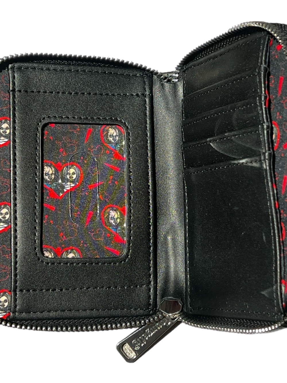 Loungefly Chucky and Tiffany Zip Around Wallet Bride Of Chucky Halloween - Picture 5 of 9